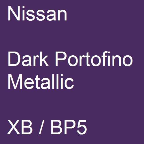 Nissan, Dark Portofino Metallic, XB / BP5.